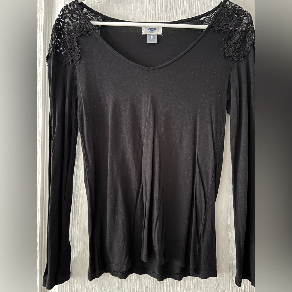 Old Navy Black Long-sleeve
